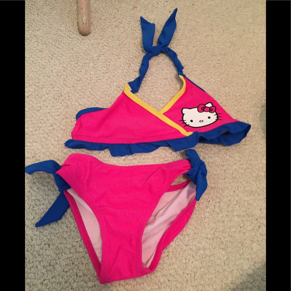 Hello Kitty new girl’s bikini size medium $34